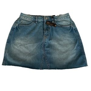 🌻4/$20 Refuge Denim Jean Mini Skirt By Charlotte Russe Size 9 New With Tag